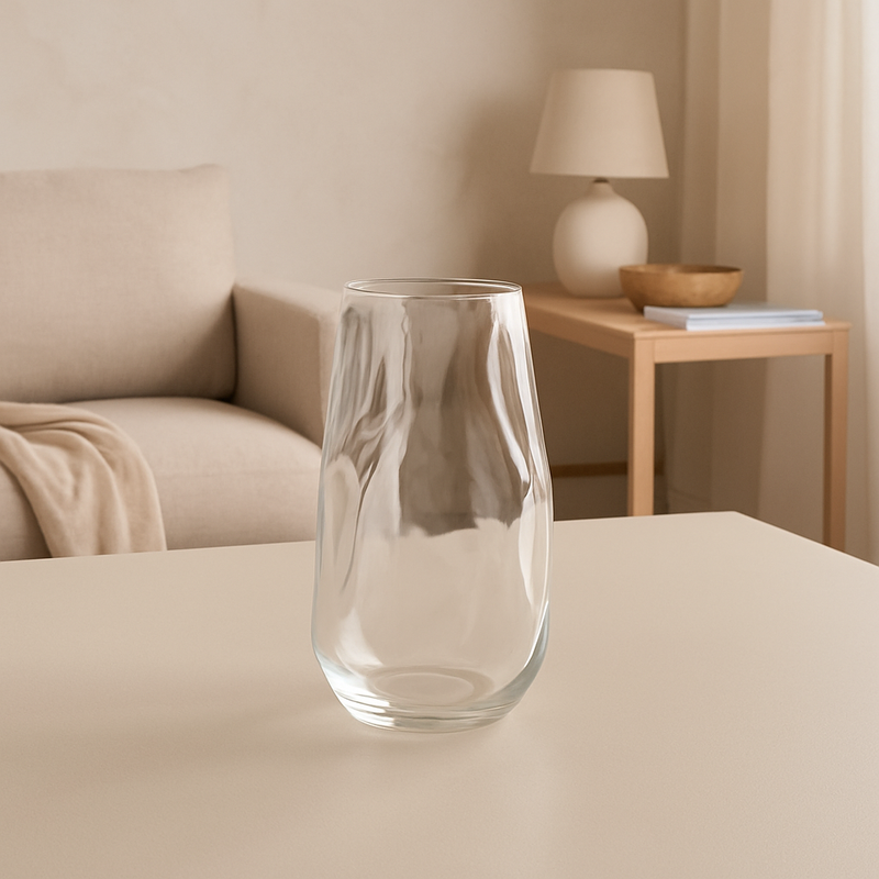 Vaso de Vidro Irregular Prime | Casa Prática