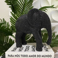Escultura Rústica de Elefante | Casa Prática