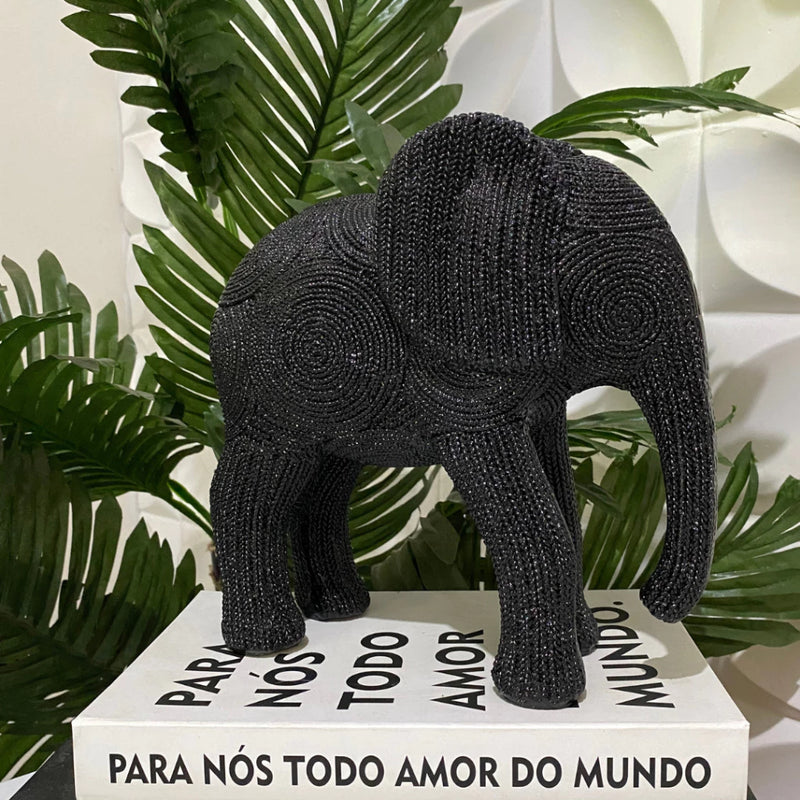 Escultura Rústica de Elefante | Casa Prática