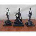 Trio Moderno de Esculturas Decorativas | Casa Prática