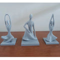 Trio Moderno de Esculturas Decorativas | Casa Prática