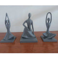 Trio Moderno de Esculturas Decorativas | Casa Prática