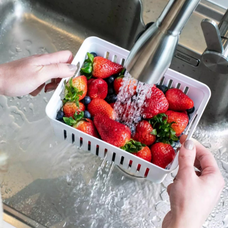 Kit 4 Organizadores Geladeira 3,8L com Tampa - Casa Prática