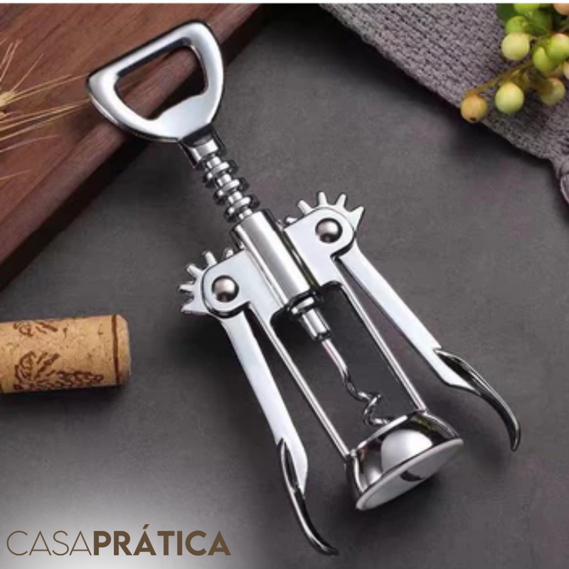 Saca-Rolhas Universal de Metal – Casa Prática