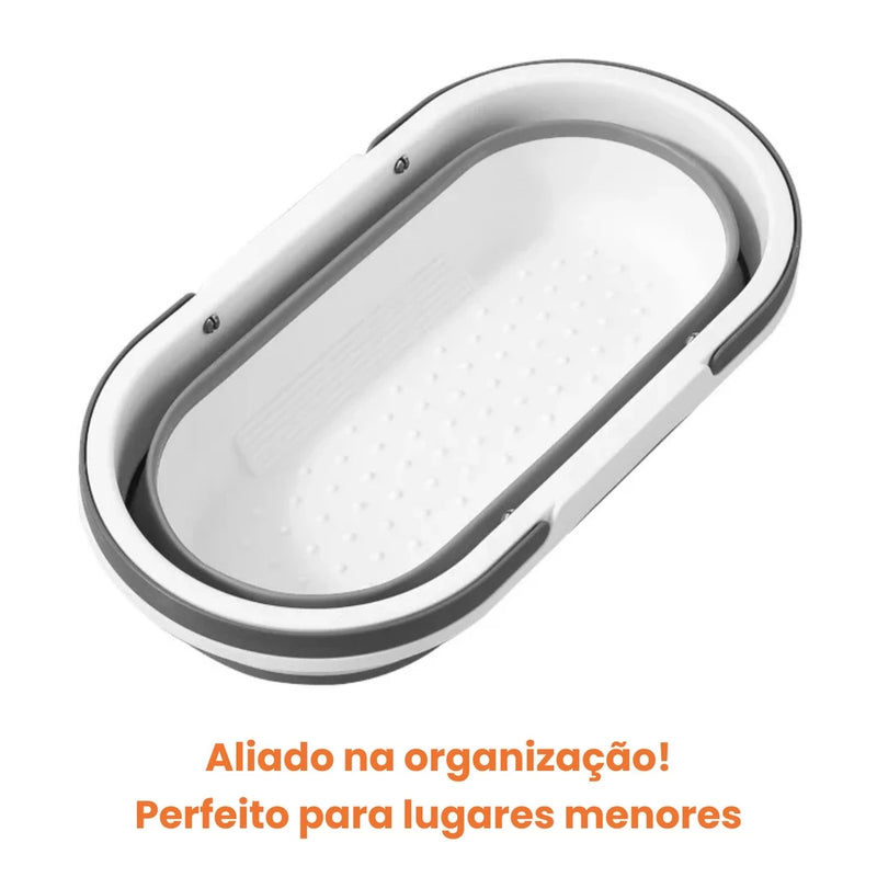 Balde Retrátil de Silicone | Casa Prática