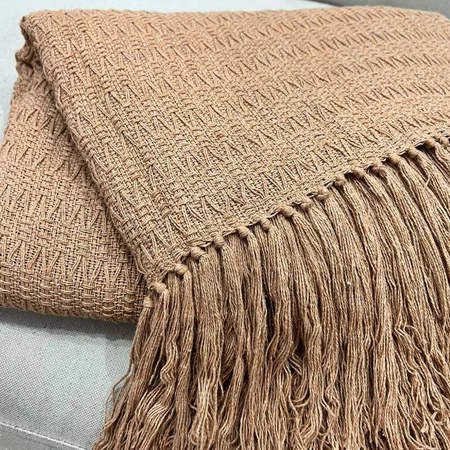 Kit 4 Peças Boho com Manta de Algodão - Casa Prática