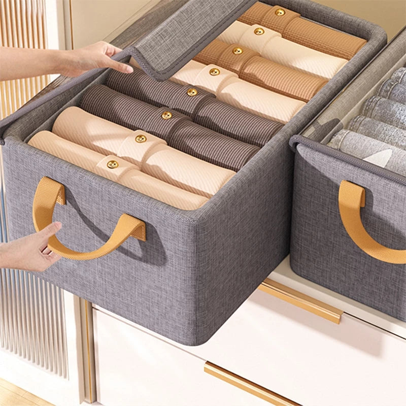 Kit de Caixa Organizadora com Tampa - Casa Prática