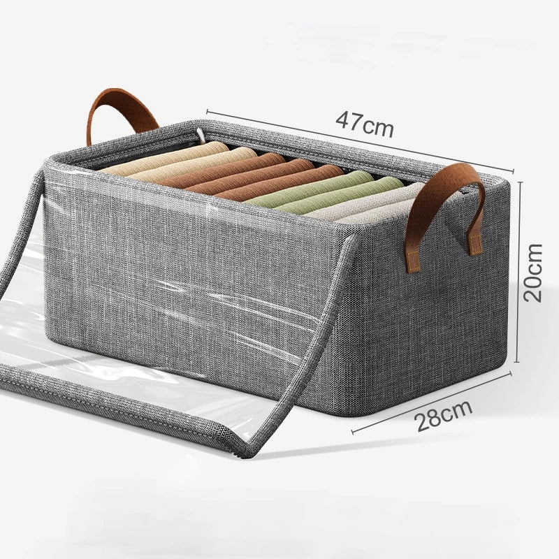 Kit de Caixa Organizadora com Tampa - Casa Prática