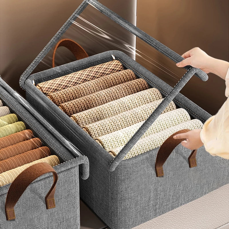 Kit de Caixa Organizadora com Tampa - Casa Prática