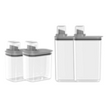 Kit 4 Dispensers Lavanderia 1,5L e 2,3L - Casa Prática