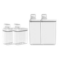Kit 4 Dispensers Lavanderia 1,5L e 2,3L - Casa Prática