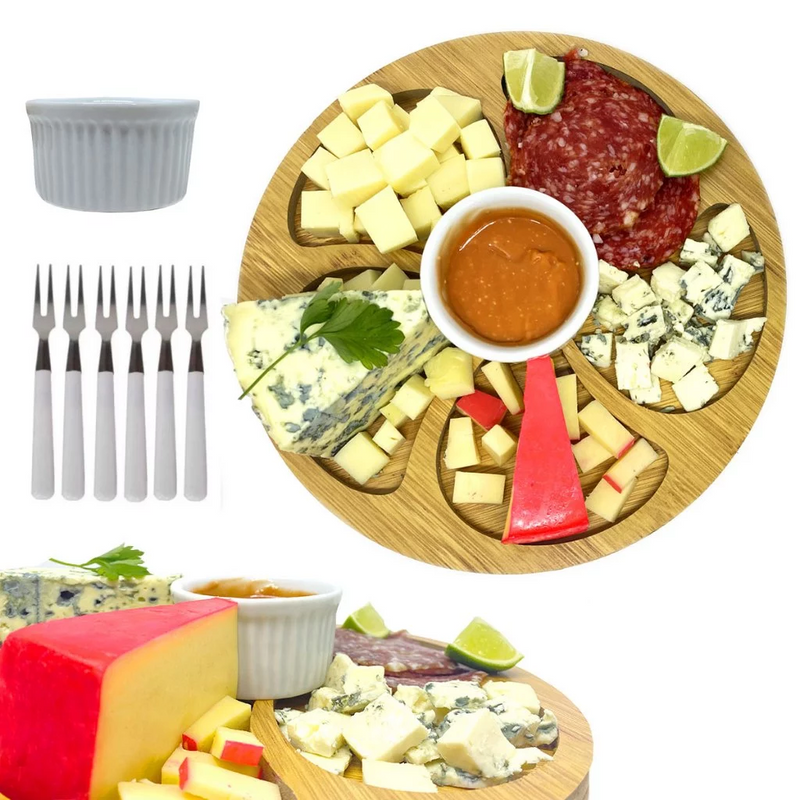 Kit Petisqueira com Garfinhos e Ramekin - Casa Prática