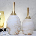 Kit 2 Vasos de Cerâmica Decorativos | Casa Prática