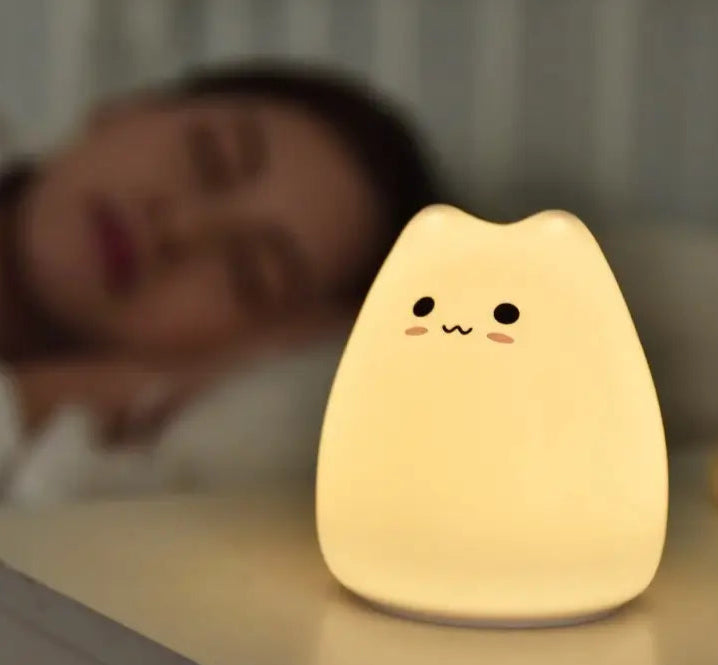 Lâmpada Noturna Fofa de Silicone | Casa Prática