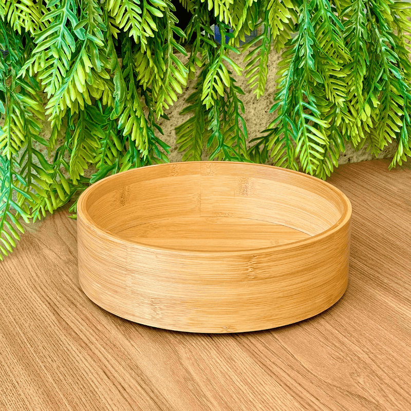 Organizador Giratório  de Bambu 25cm