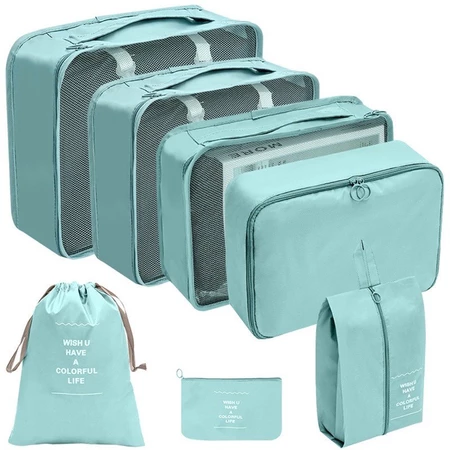 Kit 7 Bolsas Organizadoras para Mala – Casa Prática