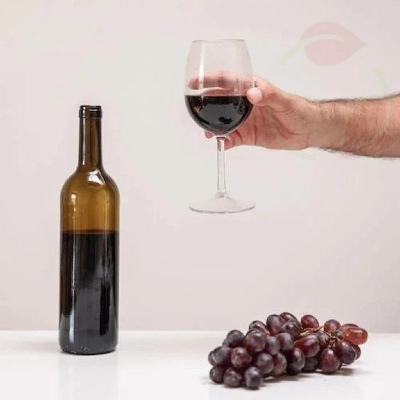 Kit 2 Taças de Vinho Vidro 365ml | Casa Prática