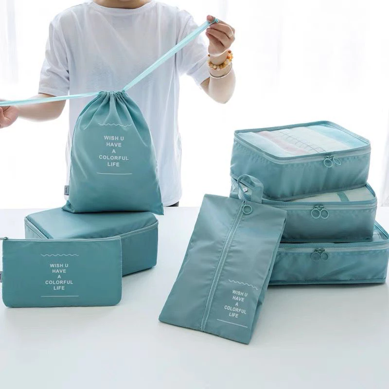 Kit 7 Bolsas Organizadoras para Mala – Casa Prática