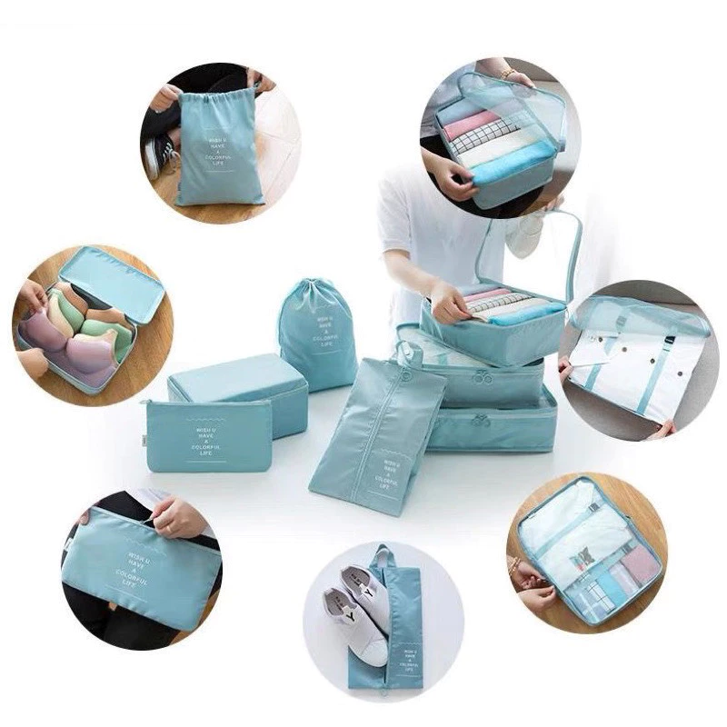 Kit 7 Bolsas Organizadoras para Mala – Casa Prática