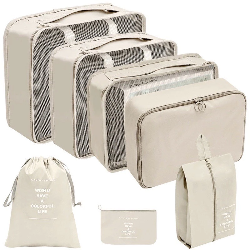 Kit 7 Bolsas Organizadoras para Mala – Casa Prática