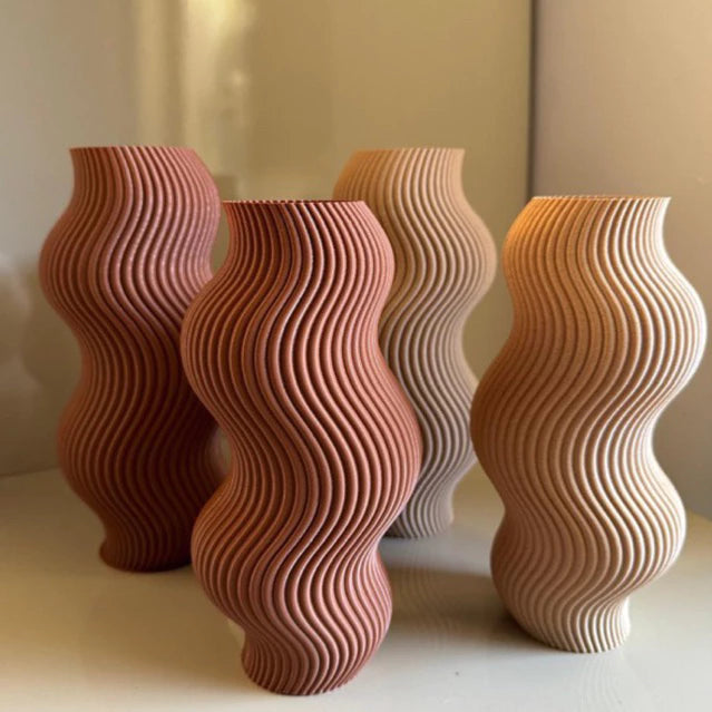 Vasos Estilo Ondulado | Casa Prática